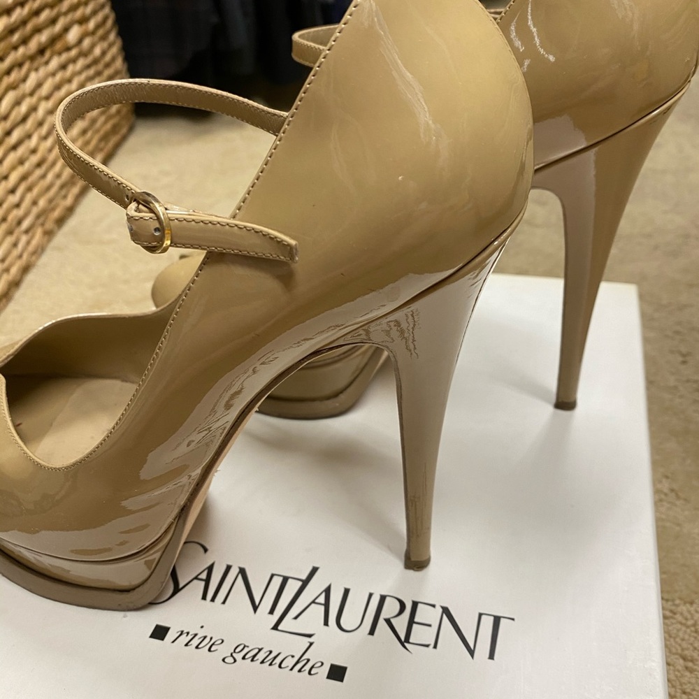 YSL Tribute Vitello Vernice soft 105 pump - Picture 4 of 5